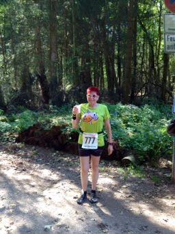 Im Ziel beim Nürnberger Halbmarathon