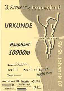 3. Finishline Frauenlauf